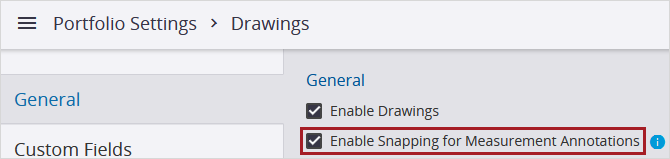 Snapping setting